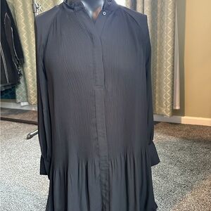 Elegant Black Pleated Dress H&M